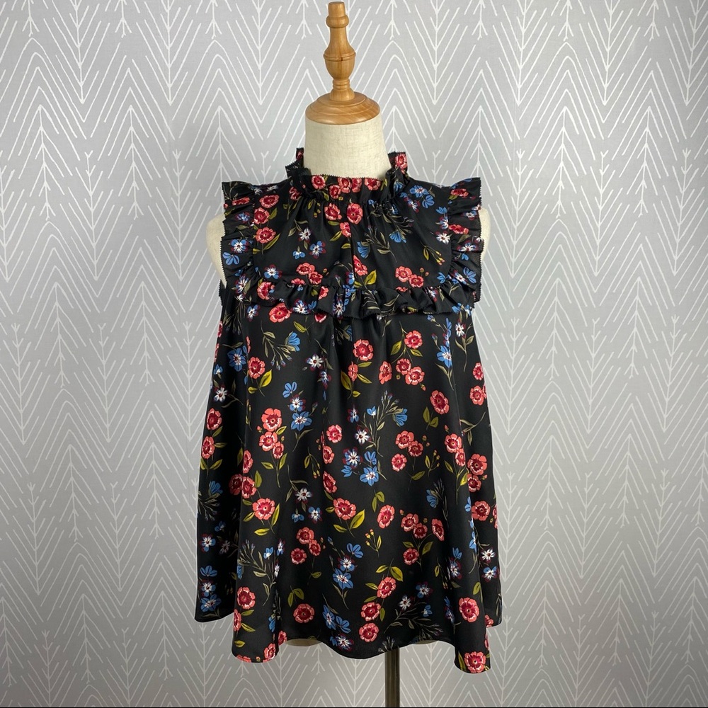 KATE SPADE ♠️ Wild Ones Meadow Ruffle Yolk Tank